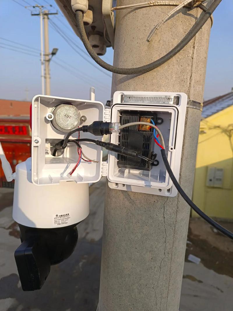 科技護(hù)村，平安共建 大張村槍球聯(lián)動(dòng)雙目攝像頭安裝工程圓滿完成